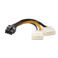 Переходник 2 molex на 6+2pin
